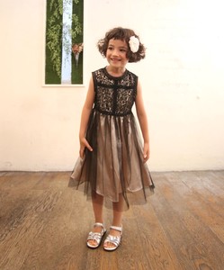 KIDS Ladder Lace Switch Skirt One-piece Dress Dress