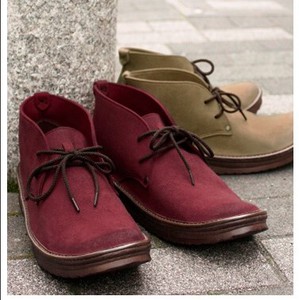 Men's Dessert Boots Suede Boots Patent Made in Japan