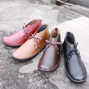 Men's Dessert Boots smooth Leather Boots Patent Made in Japan