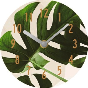 Desk Clock Monstera 1