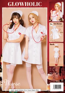 GLOWHOLIC Costume Open Color Nurse