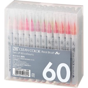 Marker/Highlighter ZIG 60-color sets