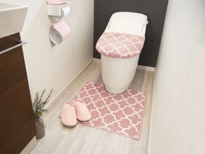 Moroccan Toilet Moroccan Pink Bathroom Furnishing Mat