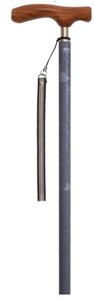 【軽量 伸縮杖】和彩 花鳥風月 蟹に波（紺ねず・グレー）身長約150-180cm
