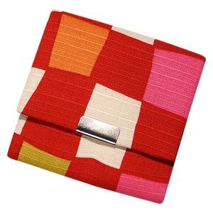 Coin Purse Box type Checkered Red Series