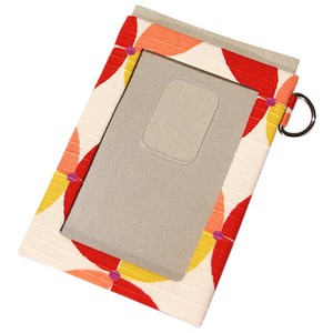 Commuter Pass Holder Cloisonne Red White Series