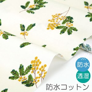 【生地】【布】【防水コットン】Mimosa デザインファブリック ★1m単位でカット販売