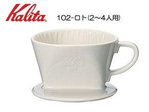 カリタ　陶器製コーヒードリッパー　102−ロト