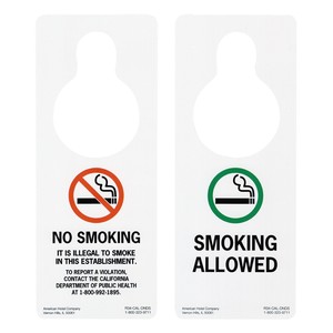 DOOR SIGN NO SMOKING ドアサイン アメリカン雑貨