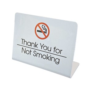 COUNTER SIGN NO SMOKING カウンターサイン アメリカン雑貨