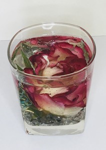 Botanical Gel Candle rose