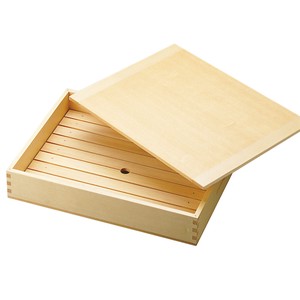 ネタ箱（中）目皿・木製蓋付＜日本製＞