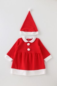 Kids' Casual Dress Set Santa Claus Dress