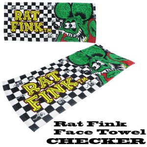 Rat Fink Face Towel