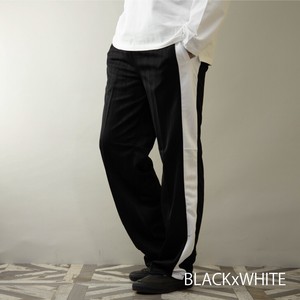 Jersey Men's Pants Line Stripe Leisurely Sportswear