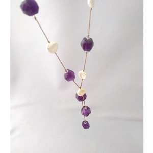 天然紫水晶项链 短款