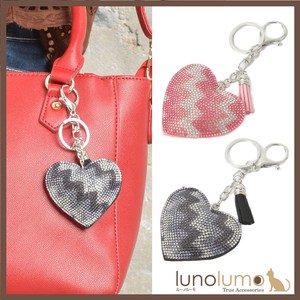 Key Ring Heart Key Chain Pink Sparkle Presents Ladies'