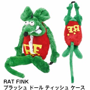 ラットフィンク プラッシュ ドール ティッシュ ケース【RAT FINK】