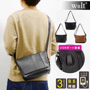Walt USB Attached Hook Messenger Bag