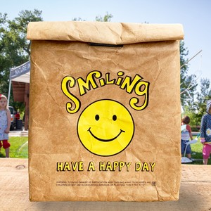 Lunch Bag Cold Insulation Bag Heat Retention Smile Kitchen Accessory Picnic