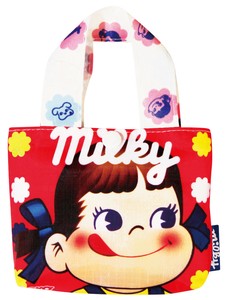 5月上旬入荷　エコバッグ　ペコちゃん　レッド