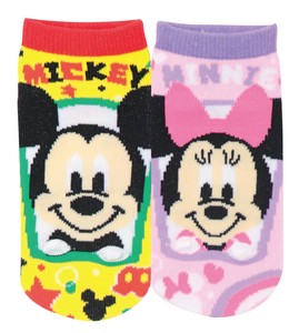 Kids Attached Socks Mick Minnie Twin Pop