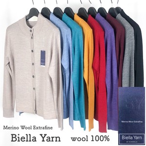 再入荷♪ これが最後の入庫です（汗）やっぱりいい糸はいいですね(^_-)-☆ Biella Yarn Wool100％