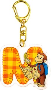 T'S FACTORY Key Ring Curious George Acrylic Key Chain M