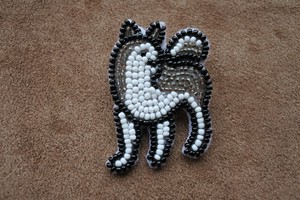 Brooche Embroidered Dog