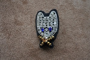 Brooche Embroidered