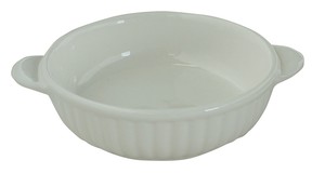 Banko ware Baking Dish White L Made in Japan