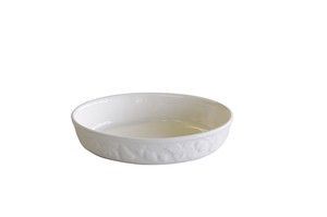 Banko ware Baking Dish White Made in Japan