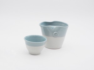 Banko ware Drinkware Sky Sake Cup Pottery Made in Japan