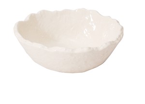万古烧 小钵碗 陶器 白釉 小碗 日本制造