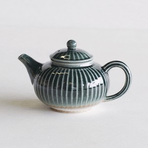 ソギポット オリベブラック 【日本製 萬古焼 陶器】