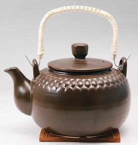 万古烧 日式茶壶 陶器 1200cc 日本制造