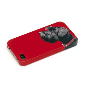 【CATSEYE】Terrier on Red iPhone Shell  スマフォケース iphone4/4S