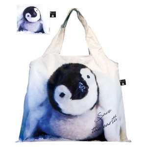 ショッピングバッグ 「コウテイペンギン」 【Save the earth】エコバッグ 折りたたみ おしゃれ