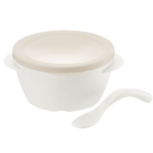 Richell Series Stainless Bowl Spoon White