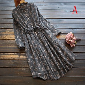 Casual Dress Long Sleeves One-piece Dress