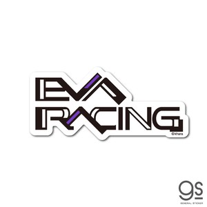 エヴァンゲリオンレーシング  EVA Racing EVARACING ロゴ キャラクターステッカー LCS1228 2020新作