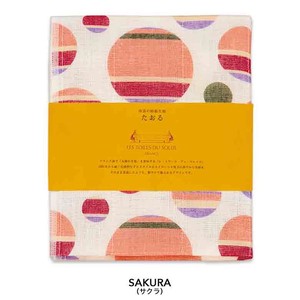 【日本製】 かや生地 タオル /SAKURA(サクラ)/ 奈良の 蚊帳生地
