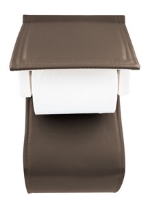 Toilet Paper Holder Cover Brown