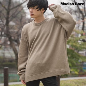 Sweater/Knitwear Plain Color Mohair Touch