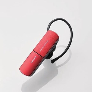 エレコム 通話専用Bluetoothヘッドセット レッド LBT-HS10MP-RD