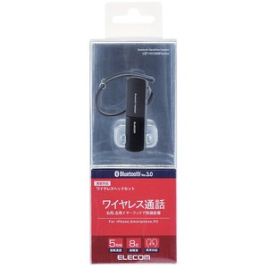エレコム Bluetooth ブルートゥース ヘッドセット 通話専用 ブラック LBT-HS10MPBK