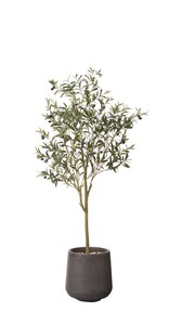 Artificial Ornamental Plant Planter Included Olive Drop Round