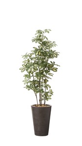 Artificial Ornamental Plant Planter Included Cheflera Tall Round