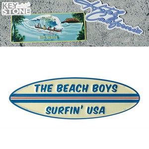 EMBOSS METAL SIGN　SURFIN USA