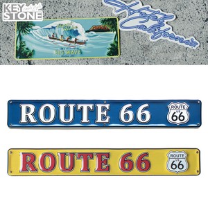EMBOSS METAL SIGN　ROUTE66